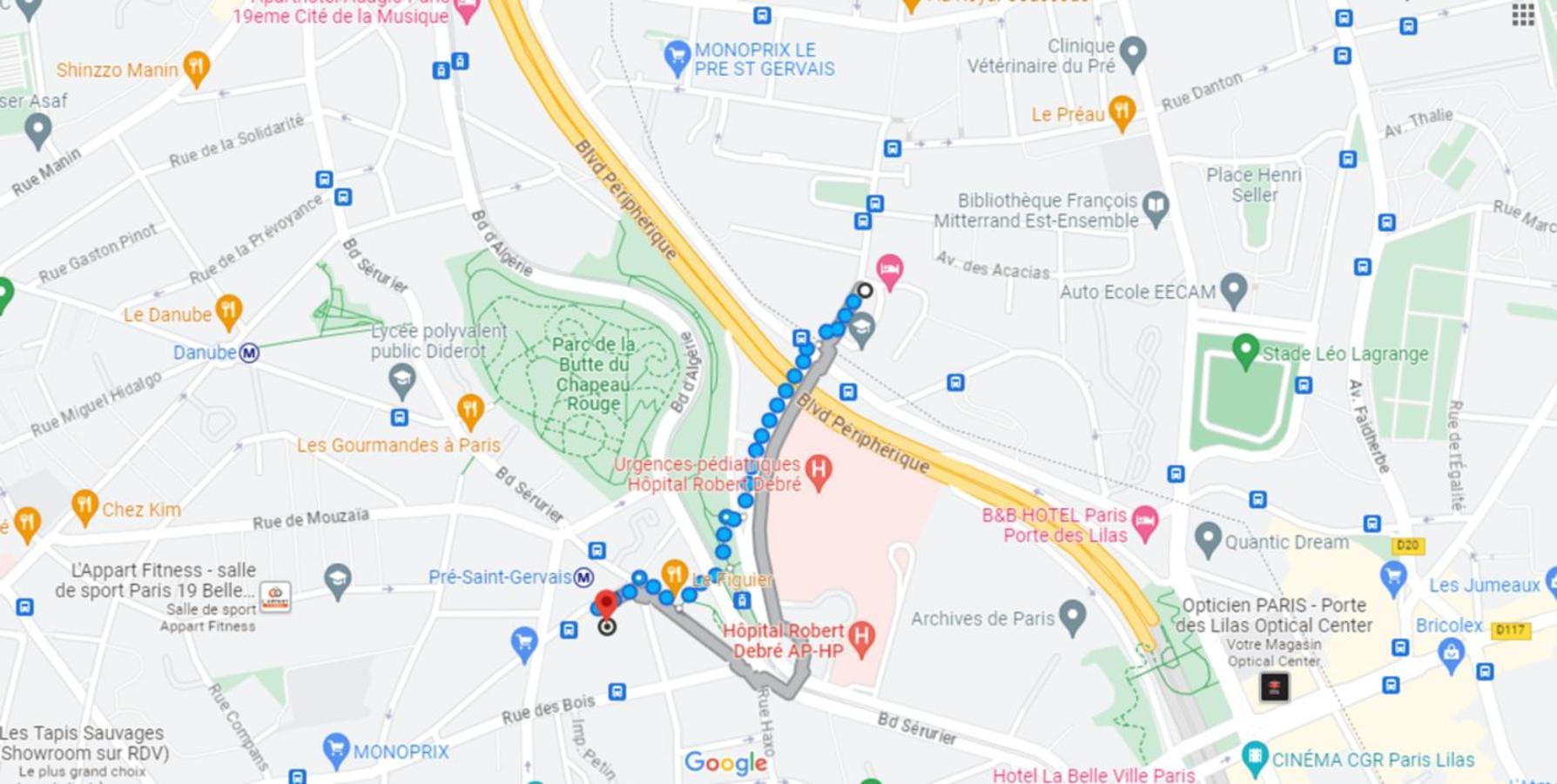Le Pré-Saint-GervaisLoft Duplex A 2 Min De Paris - Parking Gratuitアパートメント エクステリア 写真